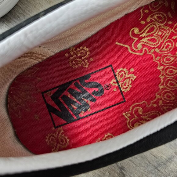 Vans Off The Wall Vintage Y2K Geisha Girl Slip On Skater Sneaker Shoe Rare - Picture 11 of 12